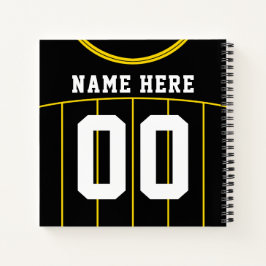 Anpassbare Fußball Fußball-Jersey-Notebook Notizbuch