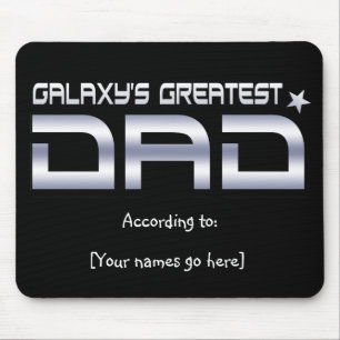 Anpassbare Galaxy's Bestste Vater Mousepad