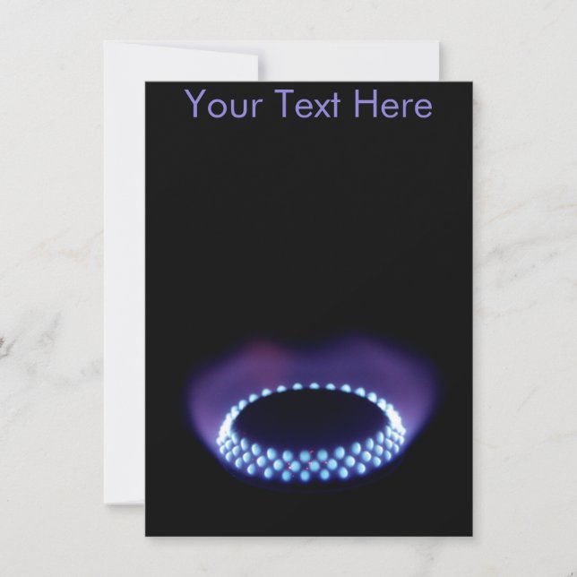 Anpassbare Gasflammkarte (Vorderseite)
