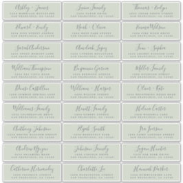 Anpassbare Gästeschriften für Hochzeiten Aufkleber