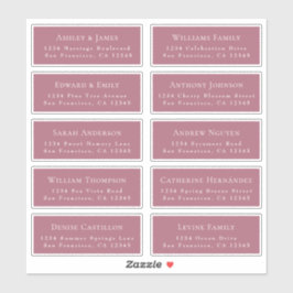 Anpassbare Gästeschriften für Hochzeiten Aufkleber