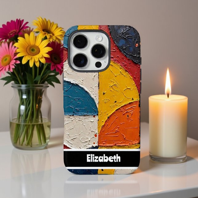 Anpassbare geometrische Abstrakte Telefonabdeckung Case-Mate iPhone Hülle (Von Creator hochgeladen)