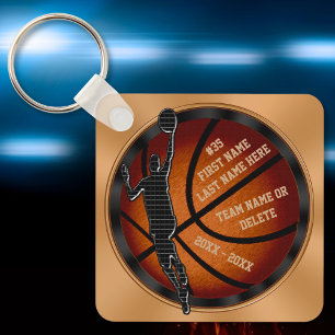 Anpassbare Geschenkideen für Basketball, Schlüsselanhänger