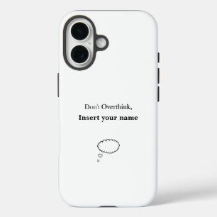 Anpassbare Gestaltung nicht überdenken iPhone 16 Hülle