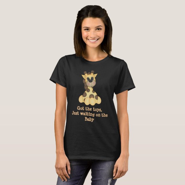 Anpassbare Giraffe-T - Shirt (Vorne ganz)