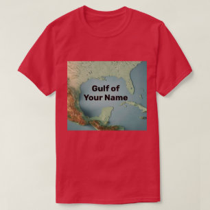 Anpassbare Golf von Mexiko Amerika Ihren Namen hin T-Shirt