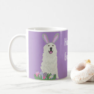 Anpassbare große Pyrenäen Ostern Kaffeetasse