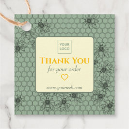 Anpassbare Grüne Unternehmen dank Tag Geschenkanhänger