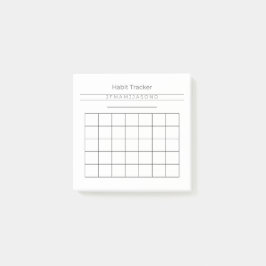 Anpassbare Habit-Tracker Post It Notes 3" x 3" Post-it Klebezettel