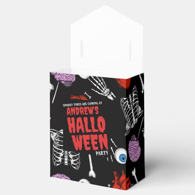 Anpassbare Halloween Gefälligkeitsbox - Fügen Sie  Geschenkschachtel (Geöffnet)