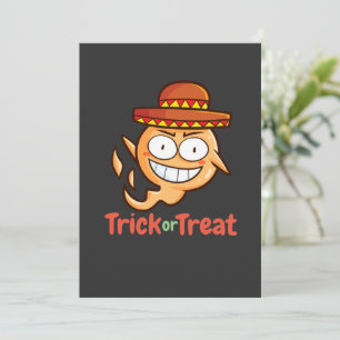 Anpassbare Halloween-Mexikanische Geistereinladung Einladung
