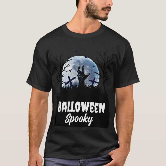 Anpassbare Halloween-Spooky-Beängstigende Shirts (Vorderseite)