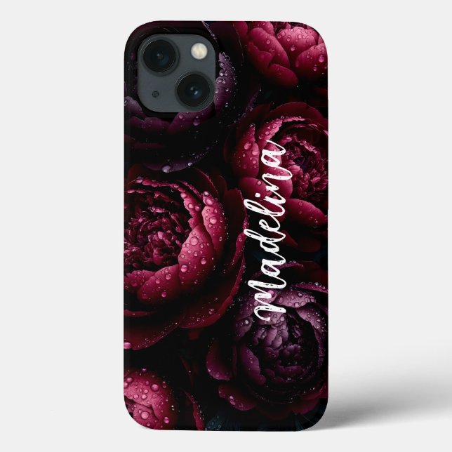 Anpassbare Handyhülle einzelne Farbe mit Ihrem Nam Case-Mate iPhone Hülle (Rückseite)
