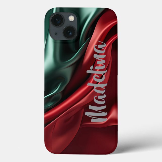 Anpassbare Handyhülle einzelne Farbe mit Ihrem Nam Case-Mate iPhone Hülle (Rückseite)