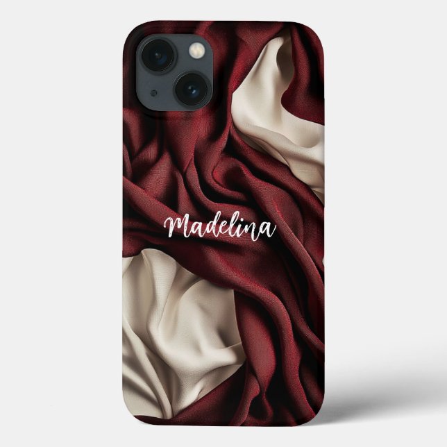 Anpassbare Handyhülle einzelne Farbe mit Ihrem Nam Case-Mate iPhone Hülle (Rückseite)