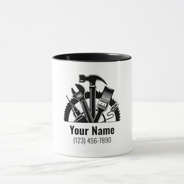 Anpassbare Handywerkzeuge Tasse (Zentrum)