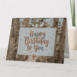 Anpassbare Happy Birthday Cards Karte