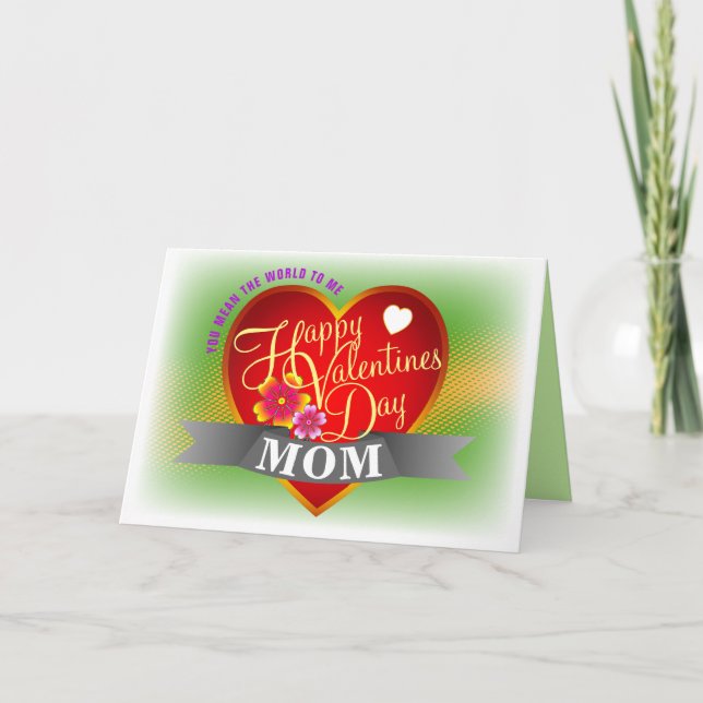 Anpassbare Happy Valentines Feiertagskarte (Vorderseite)