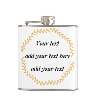 Anpassbare Hip-Flasche aus Edelstahl mit Elegan Flachmann