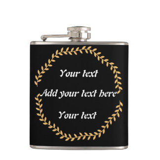 Anpassbare Hip-Flasche aus Edelstahl mit Elegan Flachmann