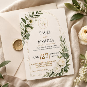 Anpassbare Hochzeitseinladungsvorlage Einladung