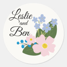 Anpassbare Hochzeitsticker