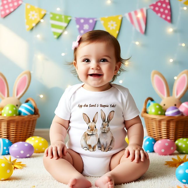 Anpassbare 🐇 Hoppin' in Spring T-Shirt (Customizable 🐇Hoppin' into Spring Tee)