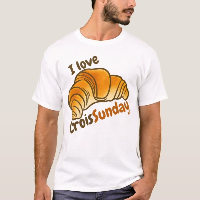 Anpassbare I-Liebe CroisSunDay T-Shirt (Vorderseite)