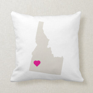 Anpassbare Idaho Staat Liebe Reversible Pillow Kissen