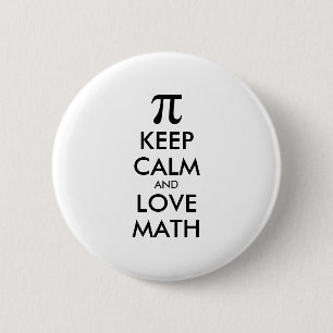 Anpassbare Internet-Meme BEHALTE CALM und LIEBE MA Button
