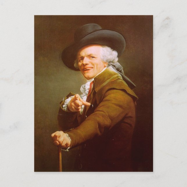 Anpassbare Joseph Ducreux Postcard Postkarte (Vorderseite)