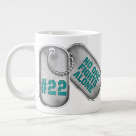 Anpassbare Jumbo-Kaffee-Tasse "22 DOG TAGS" Jumbo-Tasse