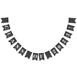 Anpassbare KLASSE VON 2023 auf simulierter Chalkbo Wimpelkette