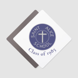 Anpassbare Klasse von Saint Alice Trad Patch Auto Magnet