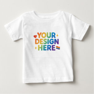 Anpassbare Kleidung SIE HABEN HIER GESCHRIEBEN Baby T-shirt