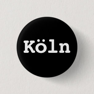 Anpassbare Köln-Typografie Button