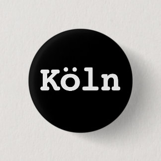 Anpassbare Köln-Typografie Button