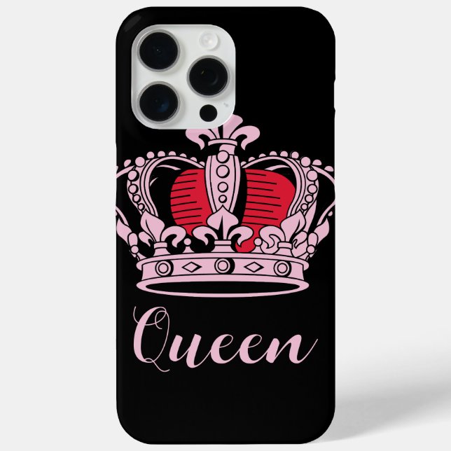 Anpassbare Kronen für Königinnen Case-Mate iPhone Hülle (Rückseite)