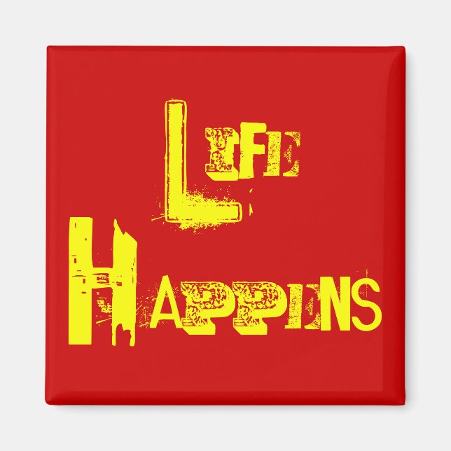 Anpassbare "Lebensläufe" Magnet (Vorne)