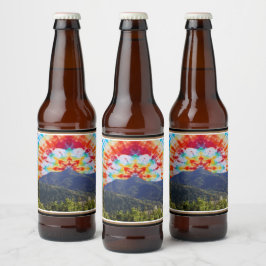Anpassbare Lebensmittel- und Getränkemarken Mt Tam Bierflaschenetikett