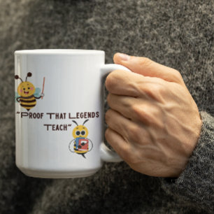 Anpassbare Legends Bee Teaching Kaffeetasse