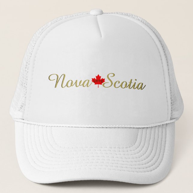 Anpassbare Liebe Nova Scotia Kanada hat Truckerkappe (Vorderseite)