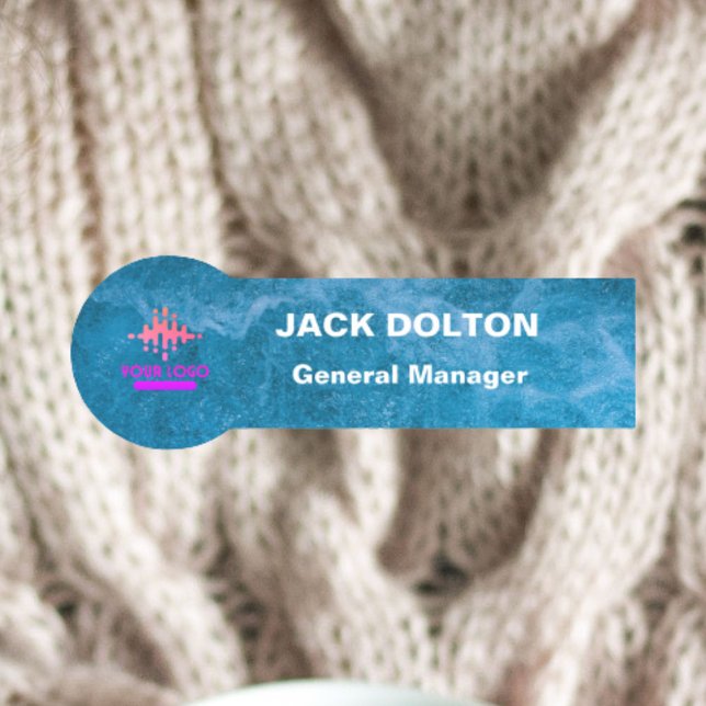 Anpassbare Logo-Namensmarke für Mitarbeiter des Un Namensschild (Von Creator hochgeladen)