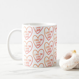 Anpassbare, lustige Art oder wie feine Herzen Kaffeetasse