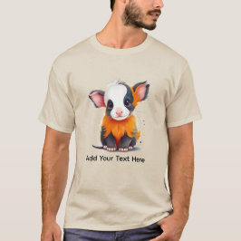 Anpassbare lustige Babykuh T-Shirt