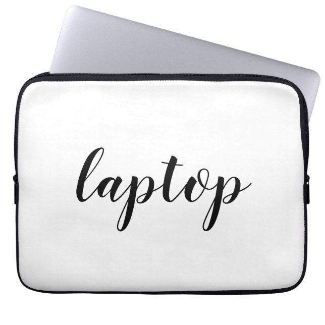 Anpassbare lustige Literatur Laptopschutzhülle (Vorderseite)