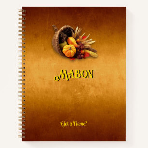 Anpassbare Mabon Herbst-Equinox-Notebook Notizbuch