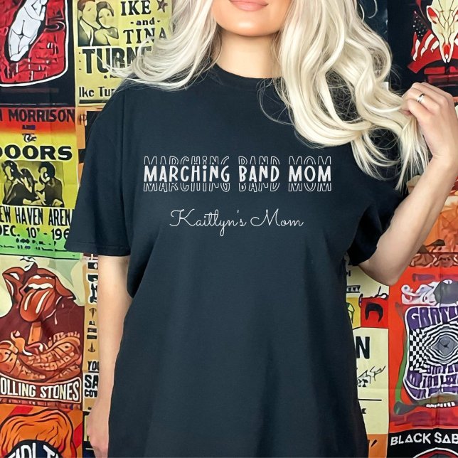 Anpassbare Mama der Marching-Band T-Shirt (Marching Band Mom Customizable T-Shirt
)