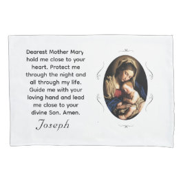 Anpassbare Maria & Christus Kind Kissenbezug