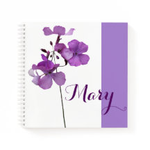 Anpassbare Mary nennen lila Blumengürtel niedlich 